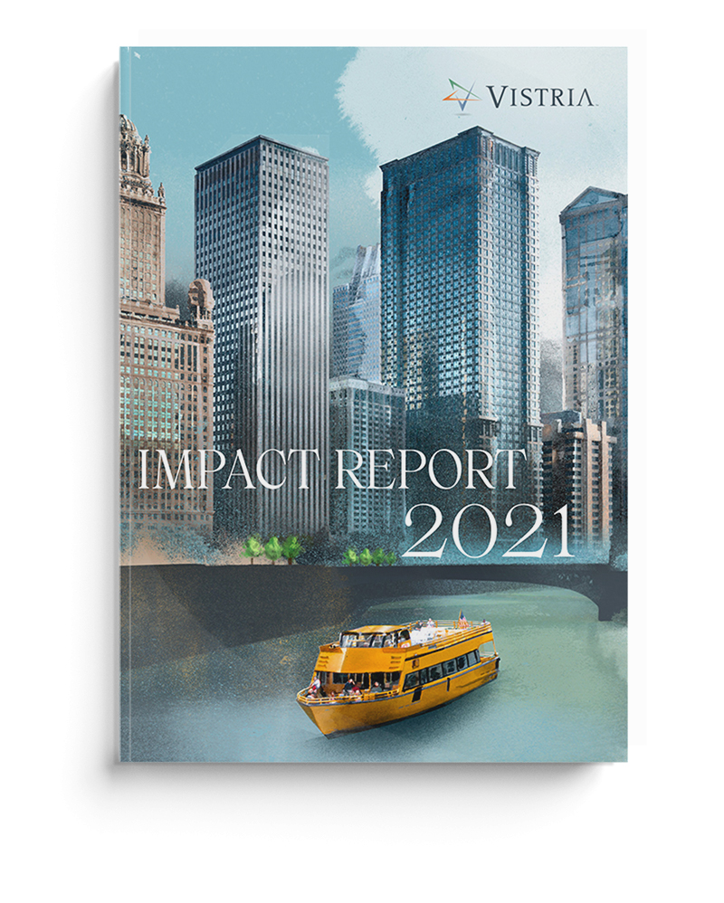 Vistria Impact Report 2021 Cover