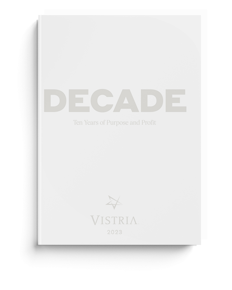 Vistria Impact Report 2023 Cover