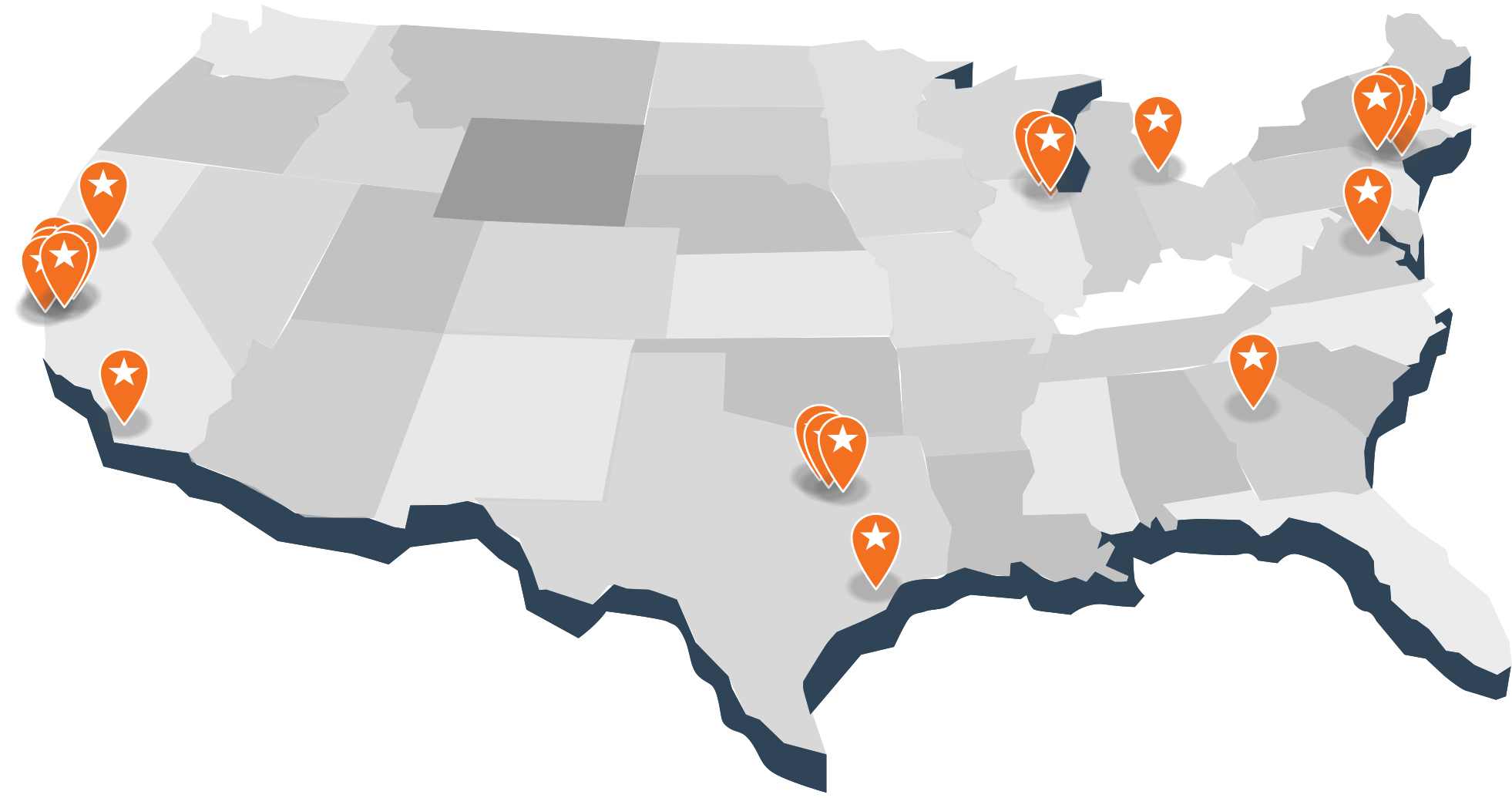 Vistria Real Estate Portfolio Locations